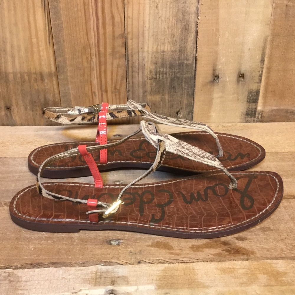 Sam Edelman GiGi animal leather sandal